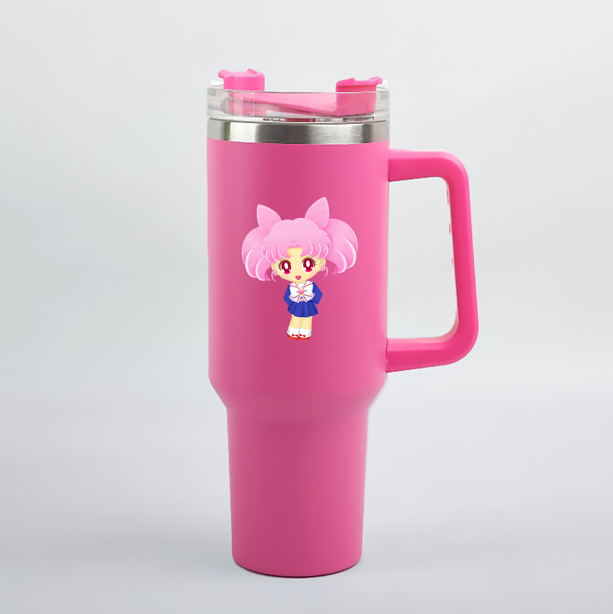 （画像用） 美少女戦士セーラームーン ちびうさ Sailor Moon Chibiusa Tsukino Usagi Small Lady Serenity 1200mL車用タンブラー（カラープリント）
